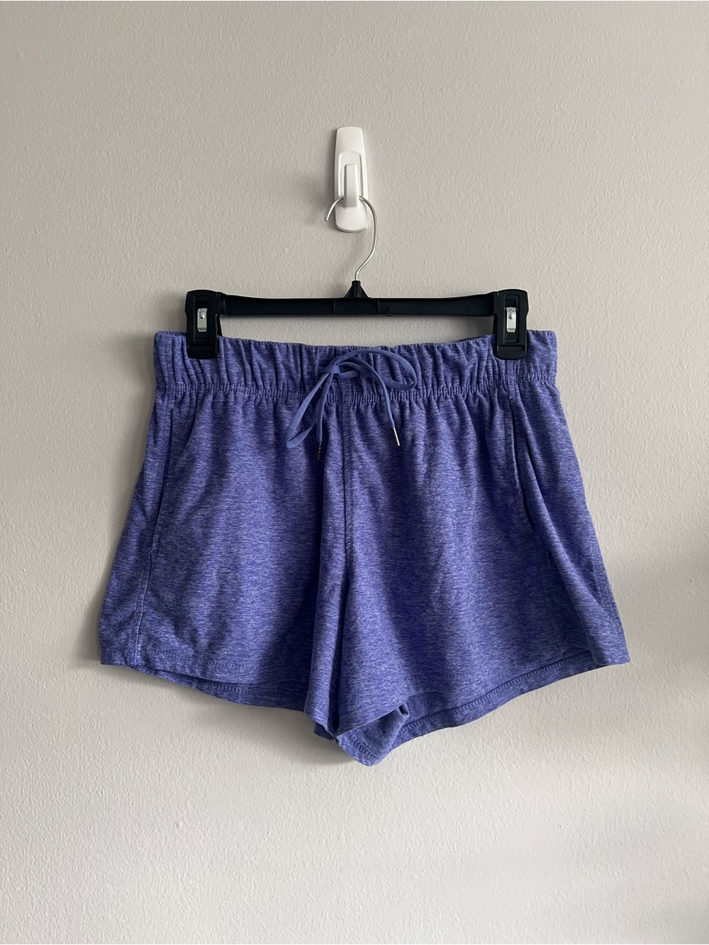 Athletic Works Women's Heather Blue Athletic Shorts Size M (8-10)